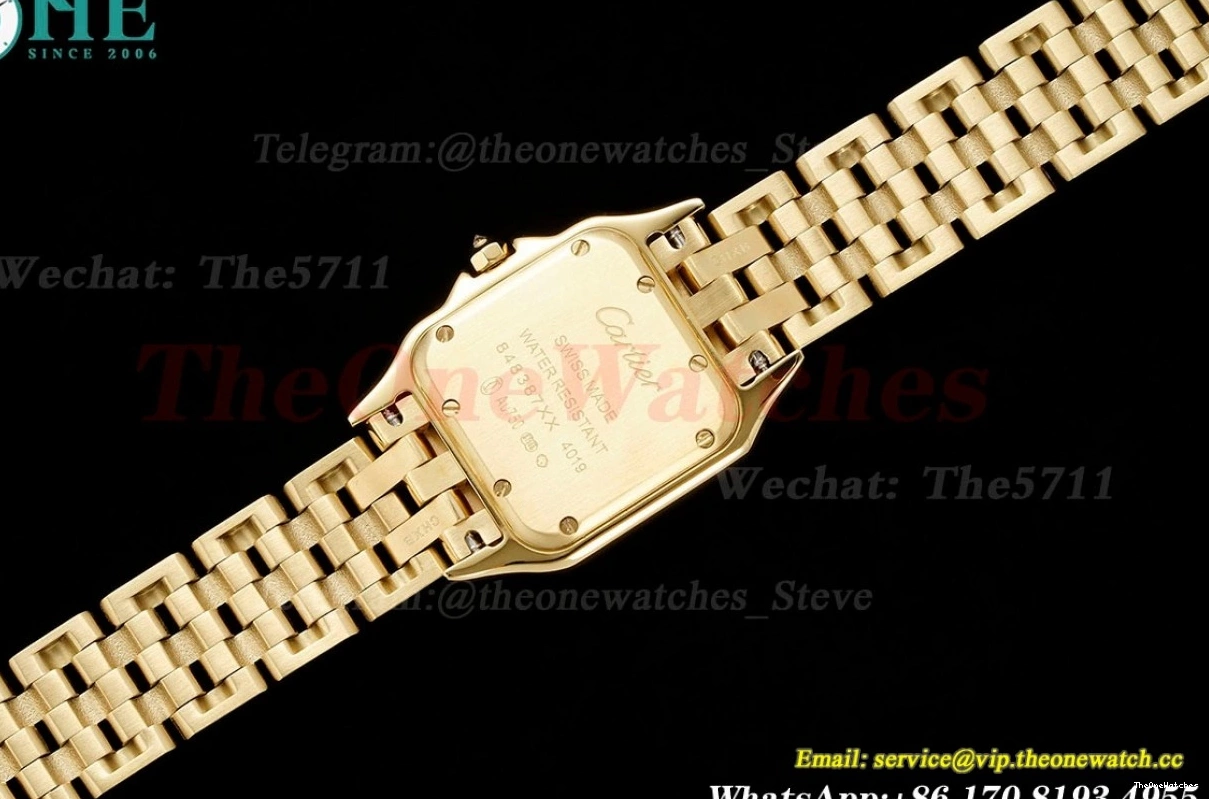 De Mop Ladies AF 27mm YG Panthere Secrete YG Dial Quartz 0409